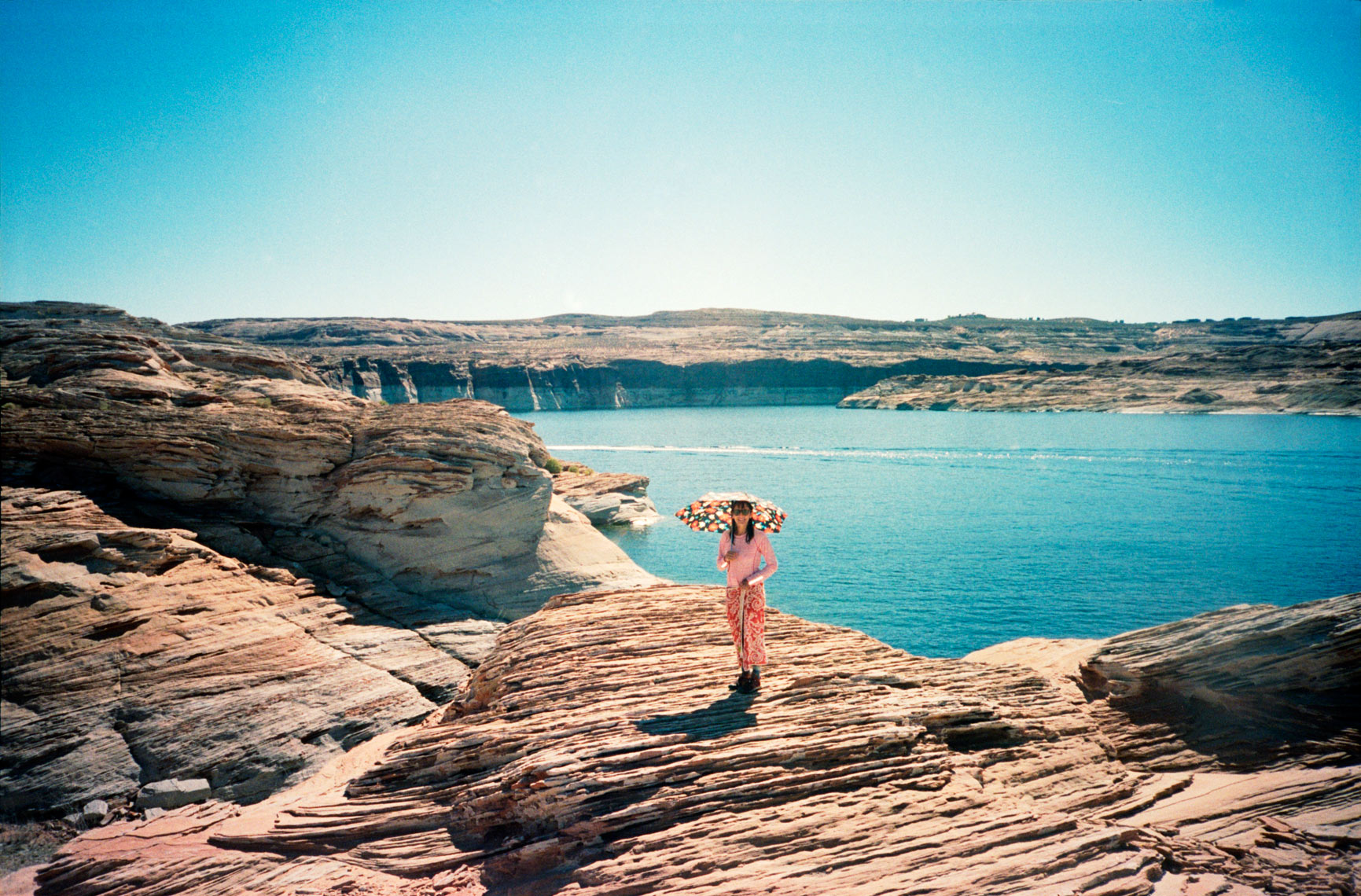 view looking out over Lake Powell