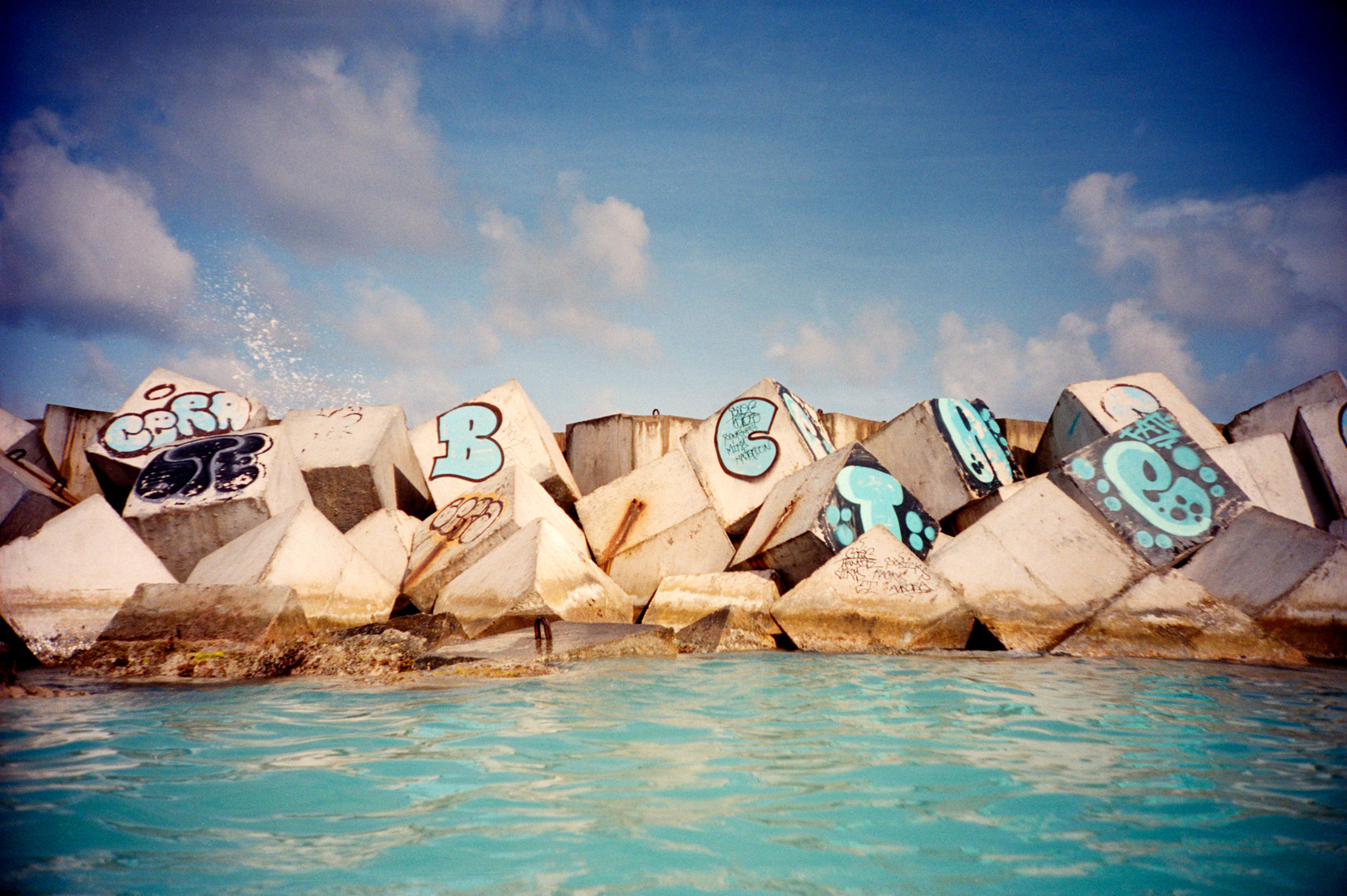 Webb Chappell photograph of jetty Cancun in Cancun Mexico