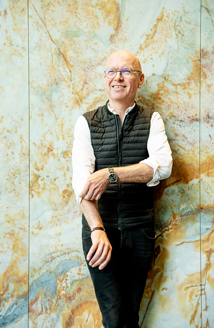 portrait of Cengage CEO Michael Hansen for Cengage website