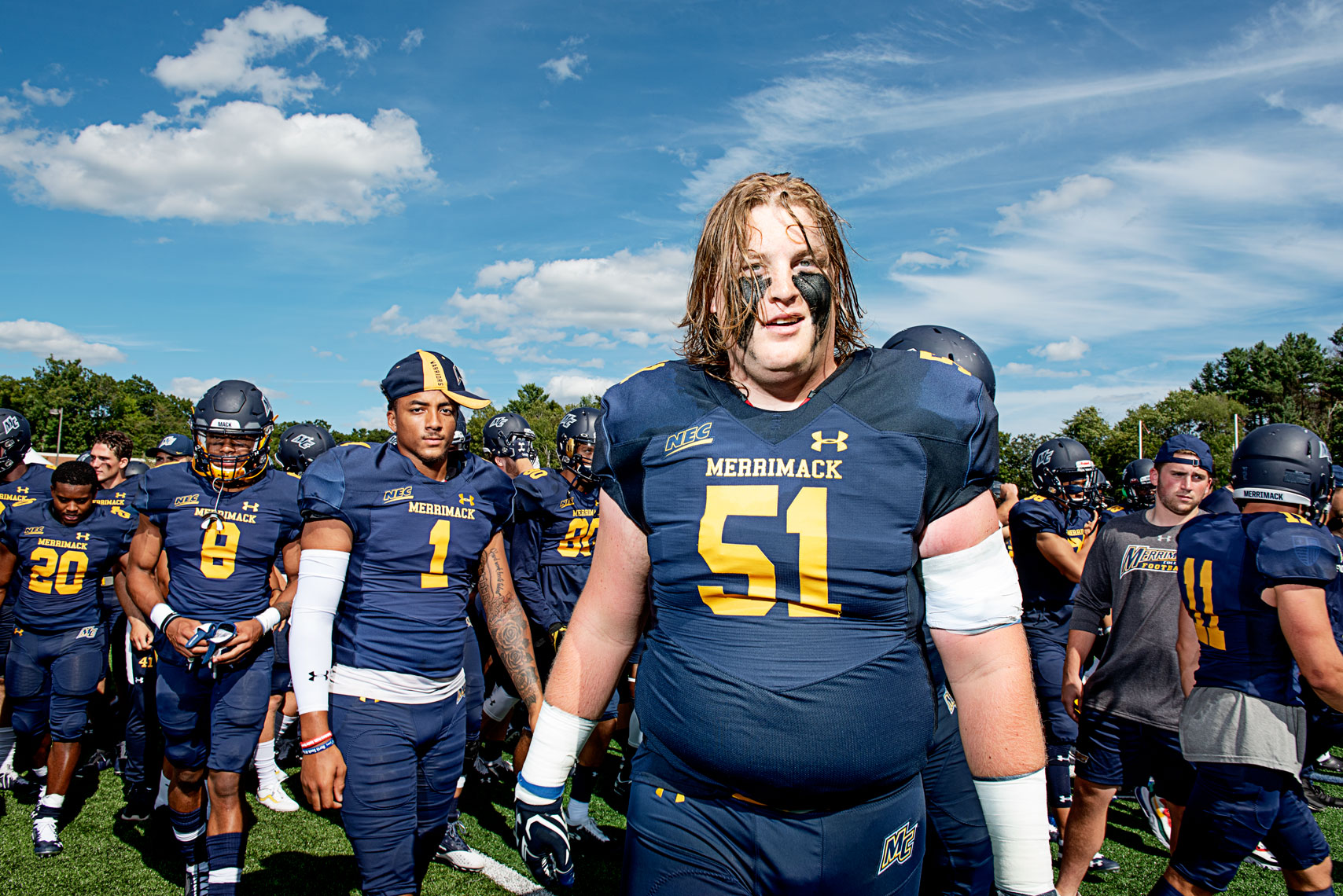 Division One college football at Merrimack College