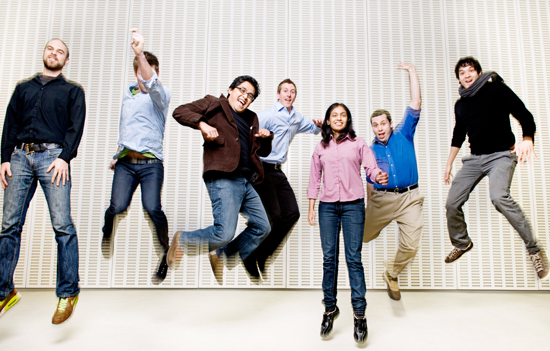 photograph of graduate team at the MIT Media Lab Cambridge MA