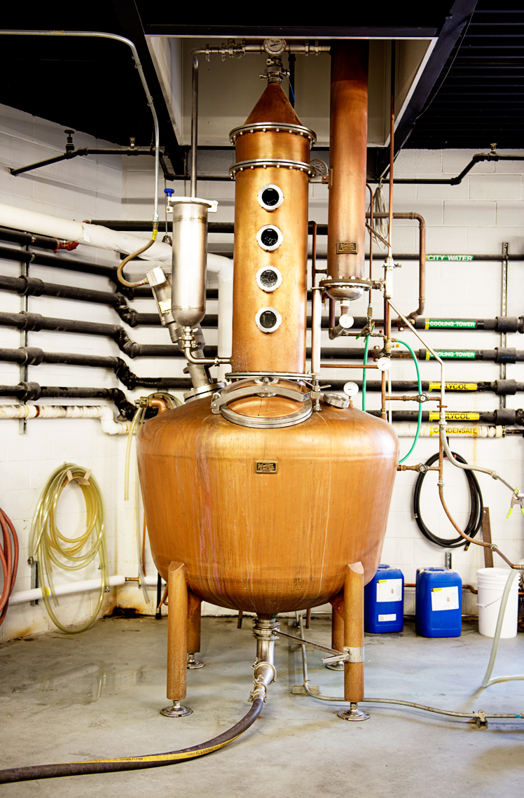 gin mill photographed by Webb Chappell at Sons of Liberty Spirits RI