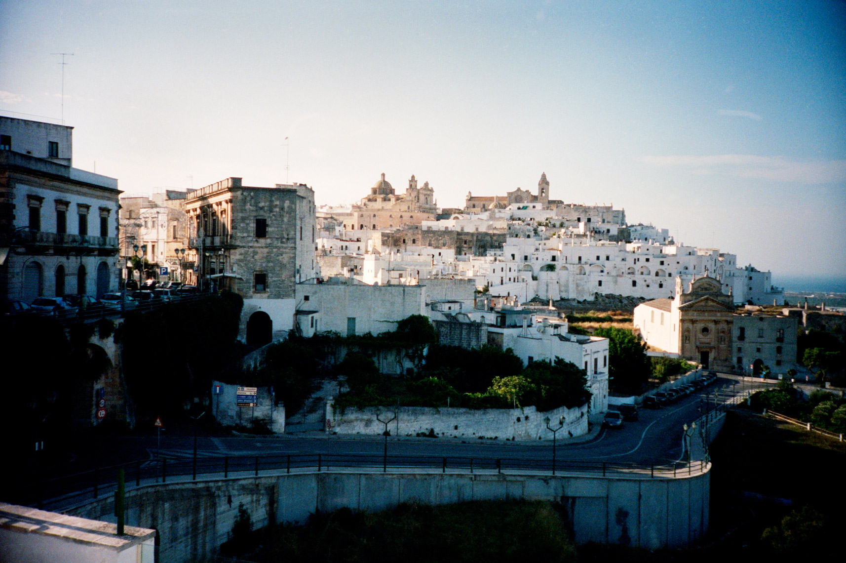 Ostuni The White City at dawn in Puglia  Italy