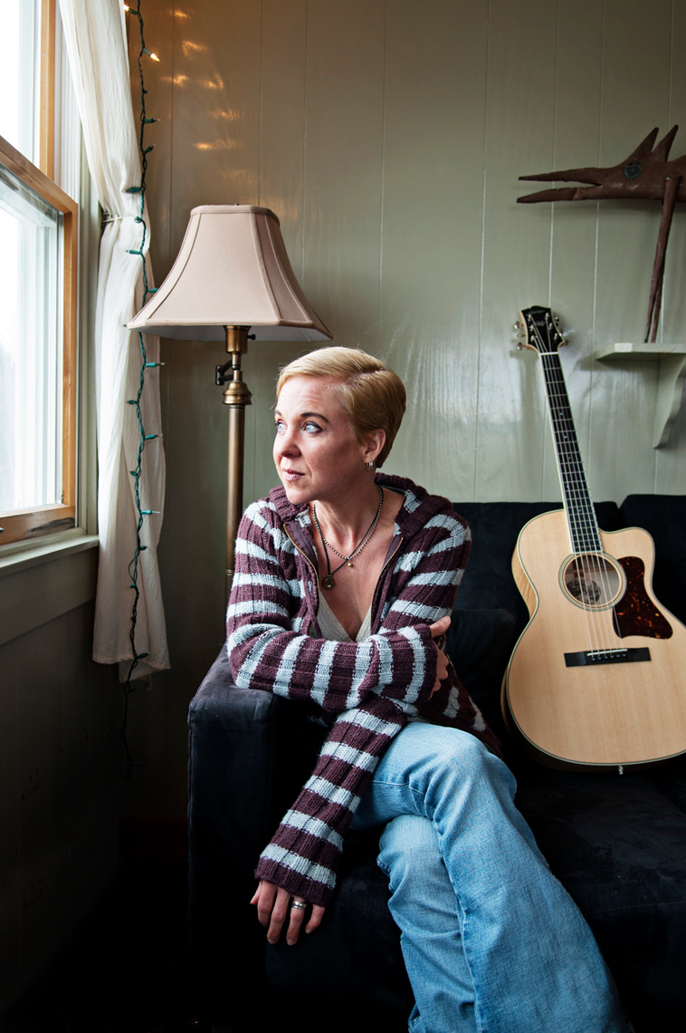 photography of Throwing Muses Kristin Hersh for Boston Globe Magazine