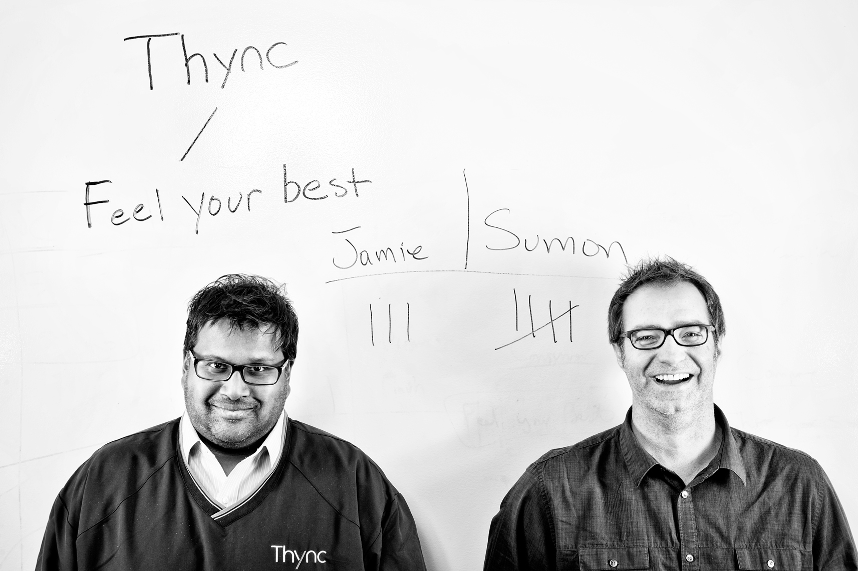  Dr. Sumon Pal and Jamie Tyler of Thync Global Inc. for the Boston Globe Magazine