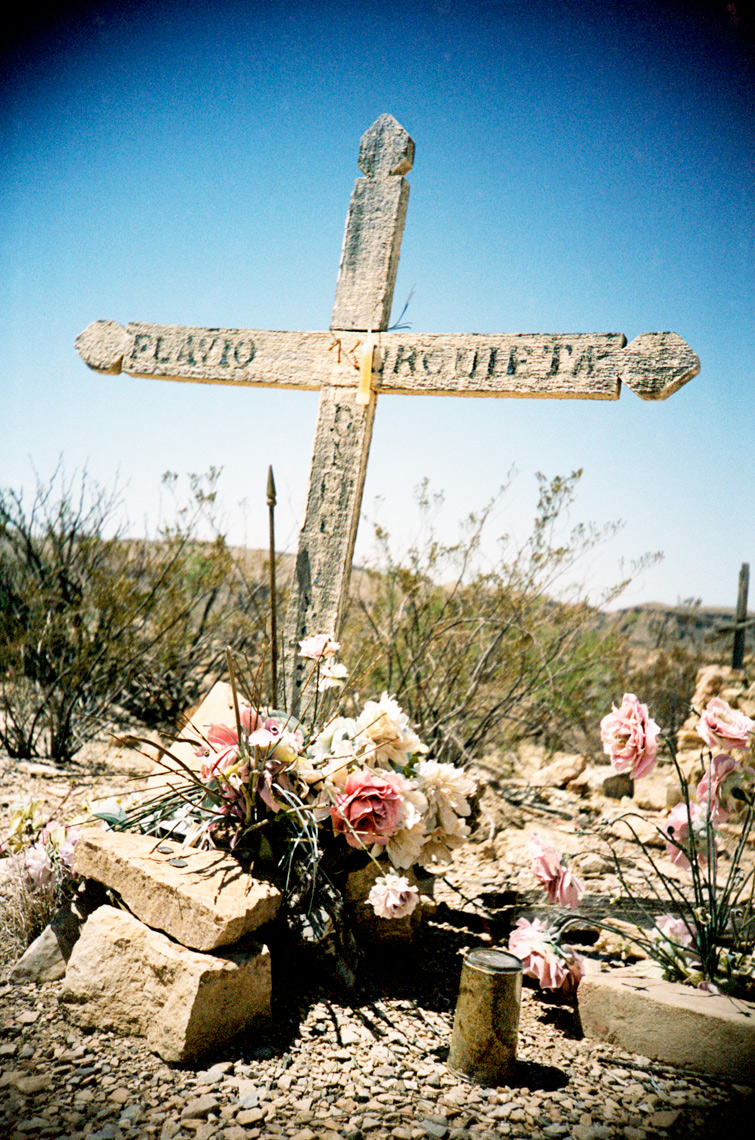 gravesite in the host town of Terlingua Texas