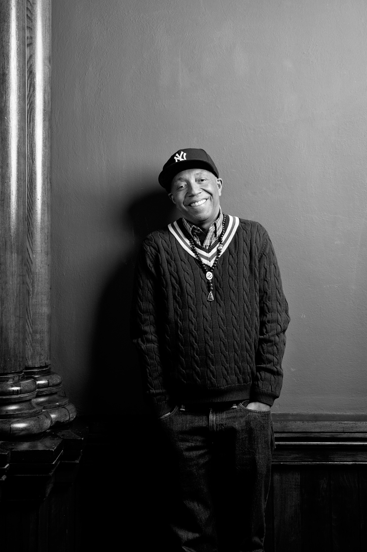 Russell Simmons photographed for Harvard Business Review Rush Communications 