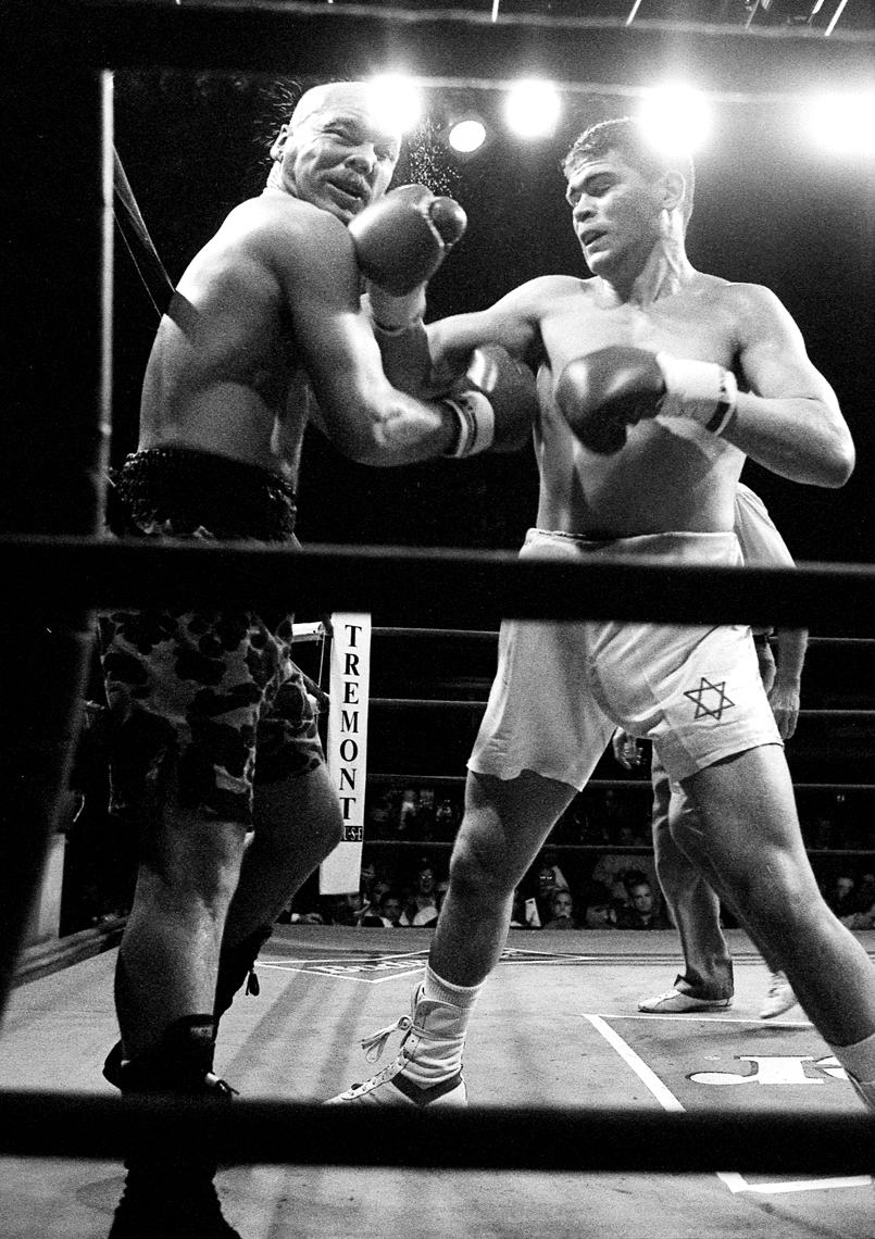 boxer "Dangerous" Dana Rosenblatt photographed for Boston Magazine