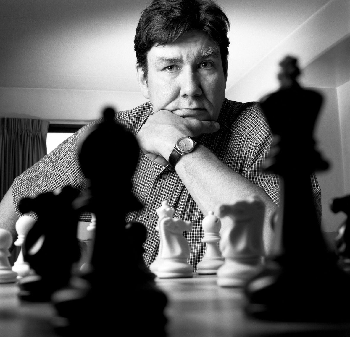 portrait chess player for Yankee Magazine Dublin NH