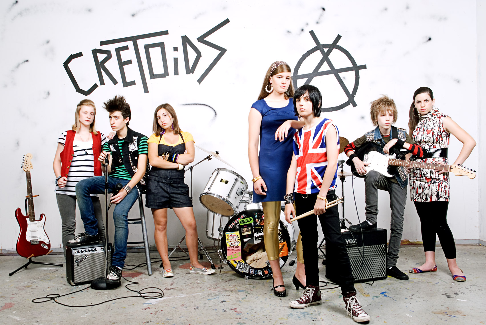 garage band for Boston Magazine punk fashion b Chappell